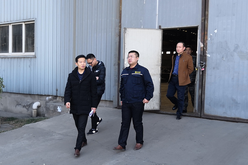 高新產業(yè)集聚區(qū)安監(jiān)辦到唐都公司檢查指導工作